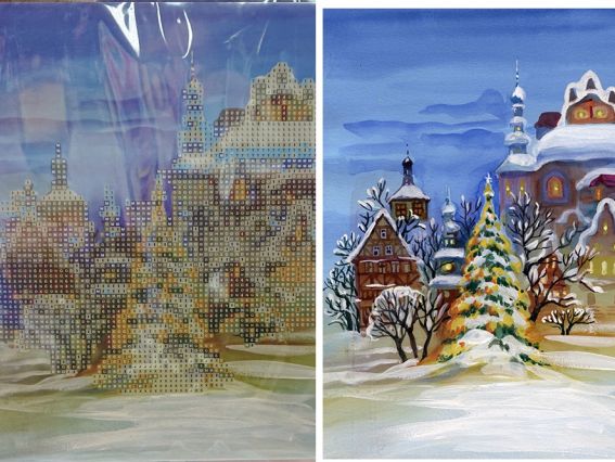 Різдво Go to Art, 189765 набір для творчості зі стразами 5D  Різдво Go to Art, 189765 набір для творчості зі стразами 5D 