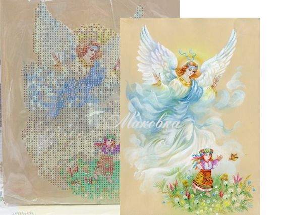 Ангел-хранитель для девочки Go to Art, 189776 набор для творчества со стразами 5D 