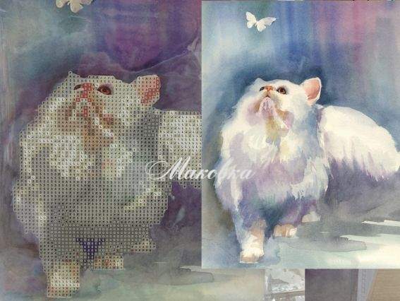 Пухнаста радість Go to Art, 189782 набір для творчості зі стразами 5D  Пухнаста радість Go to Art, 189782 набір для творчості зі стразами 5D 