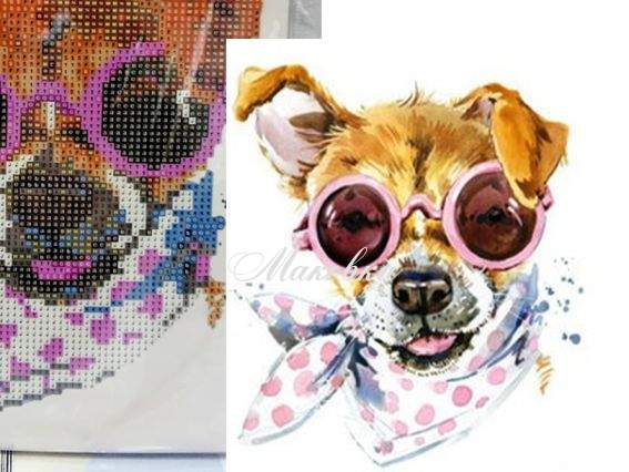 Dog fashion Go to Art, 189797 набір для творчості зі стразами 5D  Dog fashion Go to Art, 189797 набір для творчості зі стразами 5D 