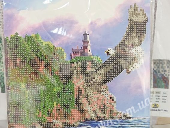 Картина стразами 5D 189798 Свободный полет. Go to Art, 21х25см Диамантовые ручки, подставка JA21103