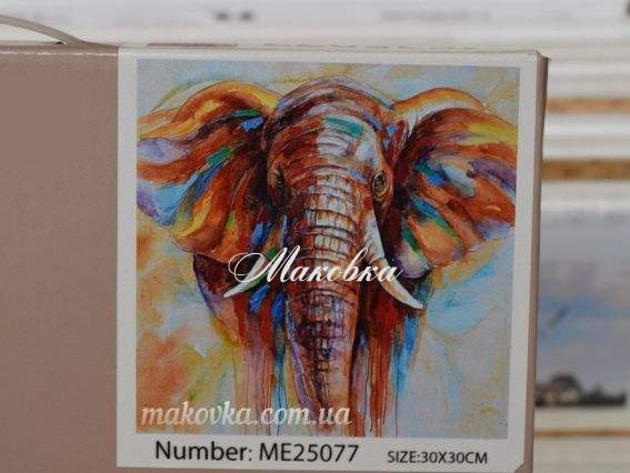 MЕ25077 Райдужний слон, набор для творчества со стразами 178224 Діамантові ручки MЕ25077 Райдужний слон, набор для творчества со стразами 178224 Діамантові ручки