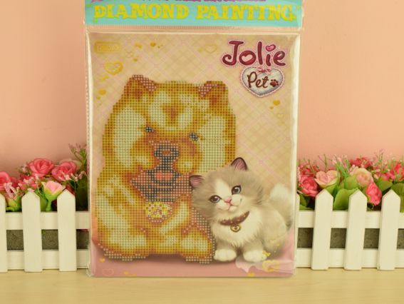 JA1175 Хорошие друзья набор для творчества со стразами на подставке 188376 JA1175 Хорошие друзья набор для творчества со стразами на подставке 188376