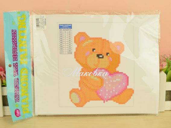 Медвежонок 188394 набор со стразами 15 х 13см для одежды Медвежонок 188394 набор со стразами 15 х 13см для одежды