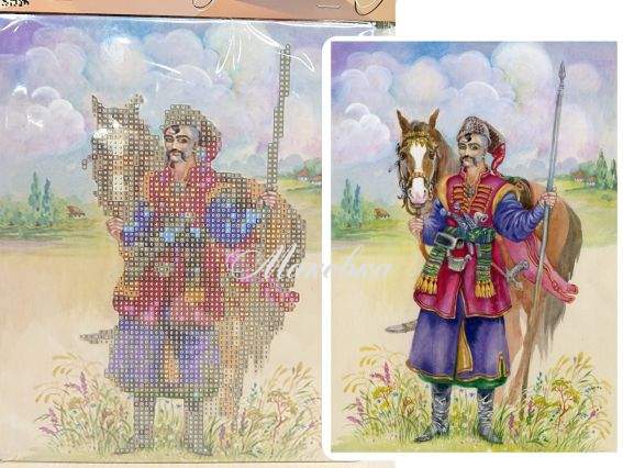 Козак Go to Art, 189774 набор для творчества со стразами 5D 