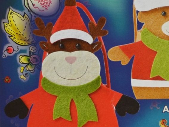 Корзинка Олень из фетра, 120023 набор для творчества ТМ Диамантовые ручки Корзинка Олень из фетра, 120023 набор для творчества ТМ Диамантовые ручки