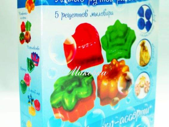 Набор для создания мыла Конфетки-ассорти, ТМ Идейка, 941105 Набор для создания мыла Конфетки-ассорти, ТМ Идейка, 941105