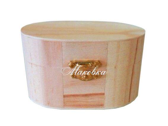 Шкатулка овальная с замочком, 11,5х6х8см, деревянная, LY1013-103 Шкатулка овальная с замочком, 11,5х6х8см, деревянная, LY1013-103