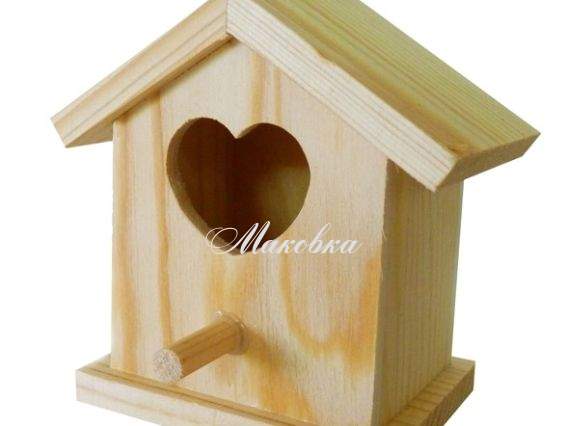 Скворечник мини 7х5,5х8,5 см, LYA1110-149