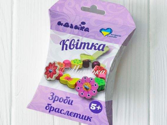 Набор для изготовления браслета ЦВЕТОЧЕК Идейка 97051