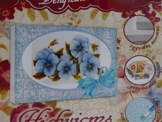 Декупаж на холсте, картина Нежность, Идейка, 94602 Декупаж на холсте, картина Нежность, Идейка, 94602