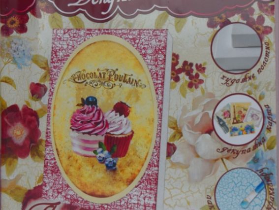 Декупаж на холсте, картина Клубника и черника, Идейка, 94600