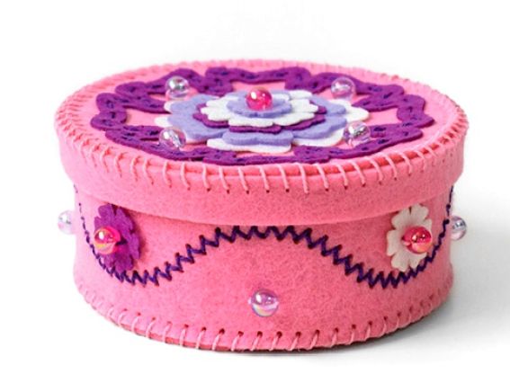 97074 Шкатулка "Мрія " Ідейка Набір для шиття з фетру,  