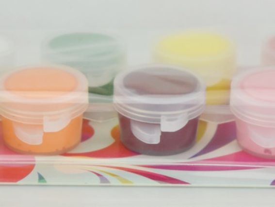 Акрилові фарби Яскраві барви, 12 шт/уп Ідейка  98103