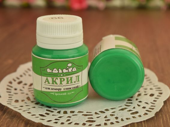 Акриловая краска для декора №66 горний луг 20 мл Идейка 98266 Акриловая краска для декора №66 горний луг 20 мл Идейка 98266