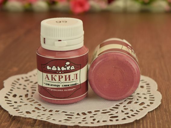 Акриловая краска для декора №99 рожева долина 20 мл Идейка 98299 Акриловая краска для декора №99 рожева долина 20 мл Идейка 98299