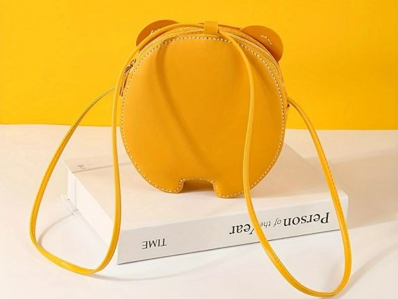 Набор для изготовления сумки СК-01 Мишка в очках, розовый и салатовый, 