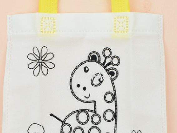 Раскрась эко-сумку ЖИРАФА, 22х25 см с маркерами, №955 набор для творчества