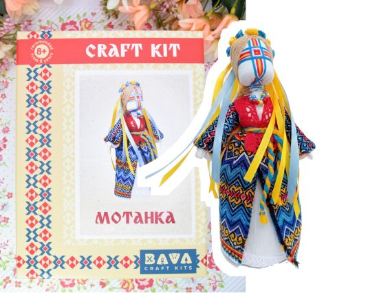 Лялька-мотанка Незалежна НС-009 BAVA Craft Kits Лялька-мотанка Незалежна НС-009 BAVA Craft Kits