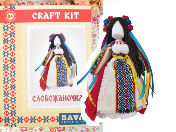Лялька-мотанка Слобожаночка НС-010 BAVA Craft Kits Лялька-мотанка Слобожаночка НС-010 BAVA Craft Kits
