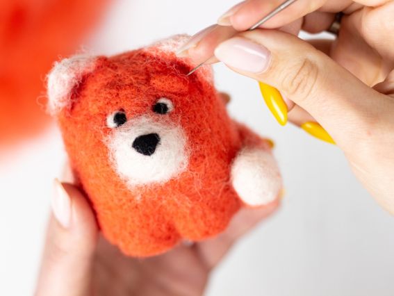 ВАЛ-003 Набір для творчості Валяння "Лисеня" УМНЯШКА