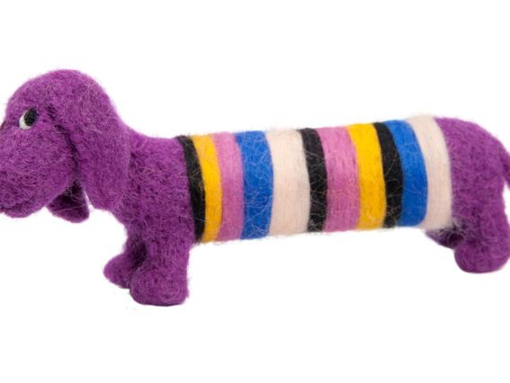 ВАЛ-004 Набір для творчості Валяння "Такса" УМНЯШКА