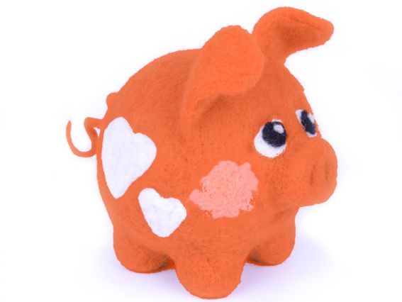 ВАЛ-007 Набір для творчості Валяння "Свинка" УМНЯШКА