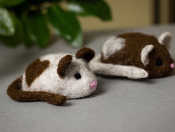 ВАЛ-009 Набір для творчості Валяння "Миші" УМНЯШКА