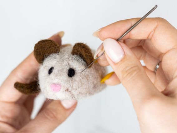 ВАЛ-009 Набір для творчості Валяння "Миші" УМНЯШКА