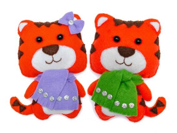 Фетровая игрушка Тигрики, ФН-102  ВДВ, набор для шитья из фетра игрушки