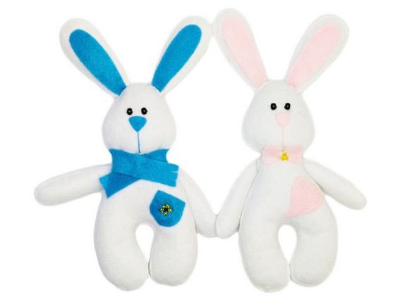 Фетровая игрушка Кролики, ФН-106  ВДВ, набор для шитья из фетра игрушки