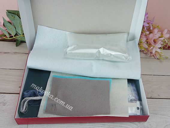 Набор для шитья новогодних елочных игрушек из фетра, Подарочный набор ВДВ ФН-112 