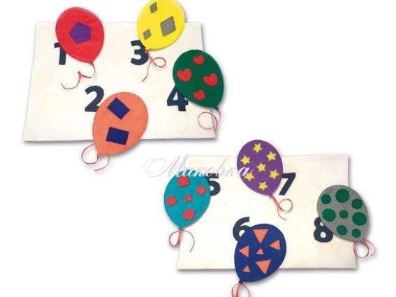 Набір для шиття Розвиваюча гра Кульки ФН-70, фетр, ВДВ Набір для шиття Розвиваюча гра Кульки ФН-70, фетр, ВДВ