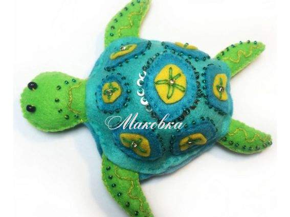 Набір для шиття іграшки ФН-88 Черепашка, фетр, ВДВ Набір для шиття іграшки ФН-88 Черепашка, фетр, ВДВ