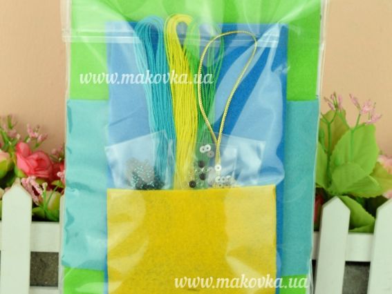 ФН-88 Черепашка Набір для шиття іграшкі з фетру,  ВДВ Набір для творчості. Фетрові іграшки