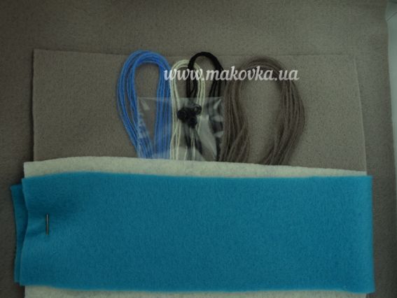 ФН-89 Мишка Набор для шитья игрушки из фетра,  ВДВ Набор для творчества. Фетровые игрушки 