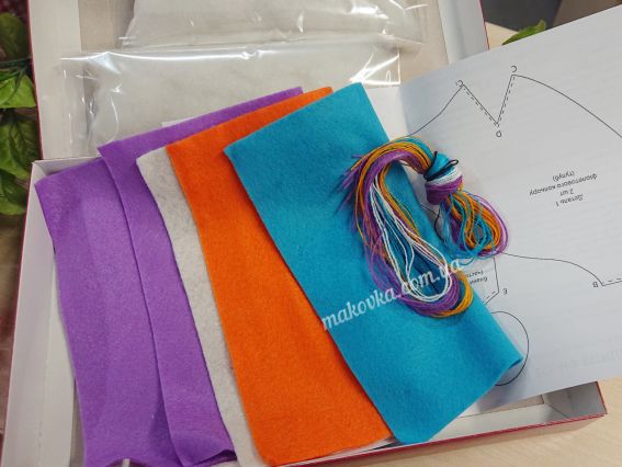 Фетровая игрушка Гусачок , ФН-125 ВДВ, набор для шитья из фетра игрушки