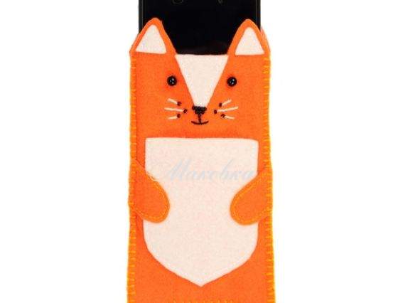 Набір для шиття з фетру ФН-02 Лисичка чохол для телефону, ВДВ Набір для шиття з фетру ФН-02 Лисичка чохол для телефону, ВДВ