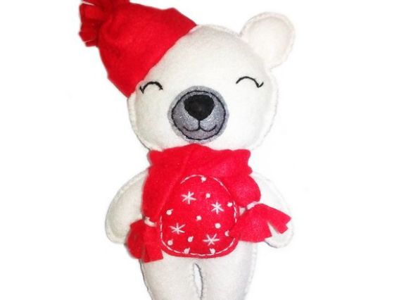 Набор для шитья игрушки Медвежонок в шапочке ФН-53 , фетр, ВДВ