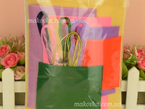 ФН-63 Подарунковий набір Великодній (набір з фетру), ВДВ Набір для творчості. Фетрові іграшки