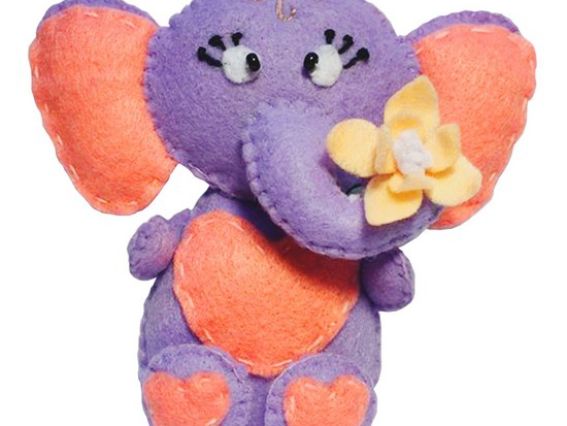 ФН-68 Набір для шиття іграшкі Слоненятко (фетр), ВДВ Набір для творчості. Фетрові іграшки