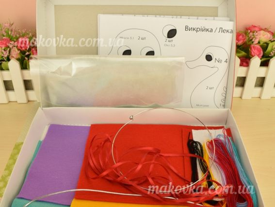 ФН-69 Набір для розвитку дитини Мобіль своїми руками (набір з фетру), ВДВ