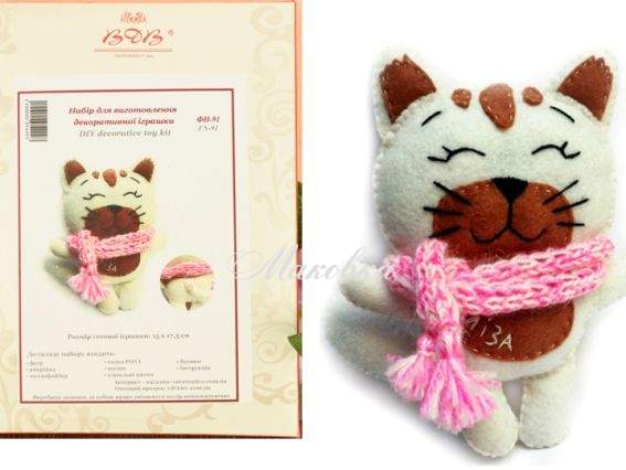 Набор для шитья игрушки Кошечка Лиза ФН-91 , фетр, ВДВ