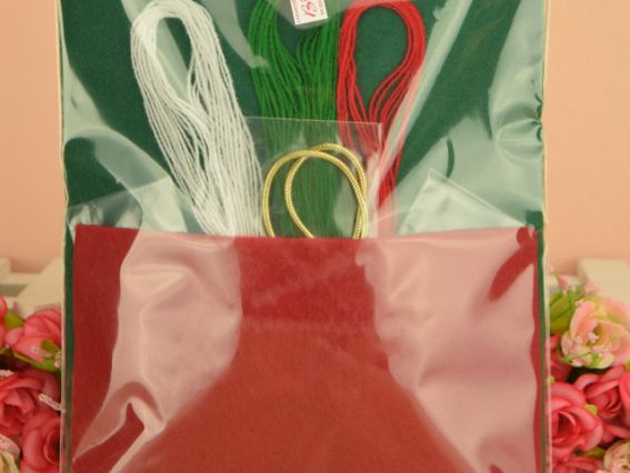 Фетрова іграшка ФН-22 Кавунчик, набір з фетру, ВДВ Набір для творчості. 