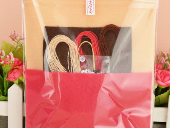 Лялька з хвостиками, ФН-29 ВДВ, набір для шиття з фетру іграшки