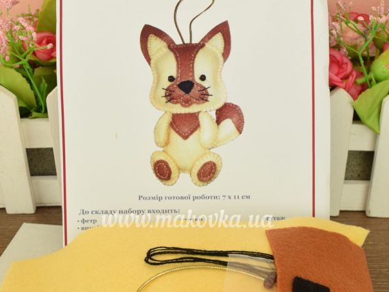 Набор для шитья игрушки ФН-49 Кошечка,  фетр, ВДВ