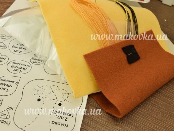 ФН-49 Киця, набір для шиття з фетру,  ВДВ Набір для творчості. Фетрові іграшки