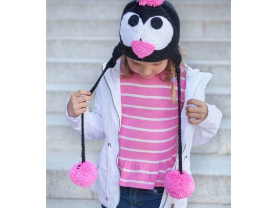 Шапочка Пінгвін набір для в'язання