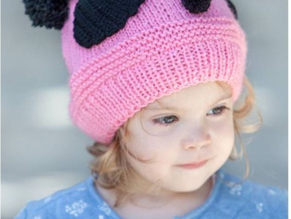 Шапочка Панда набір для в'язання Katia