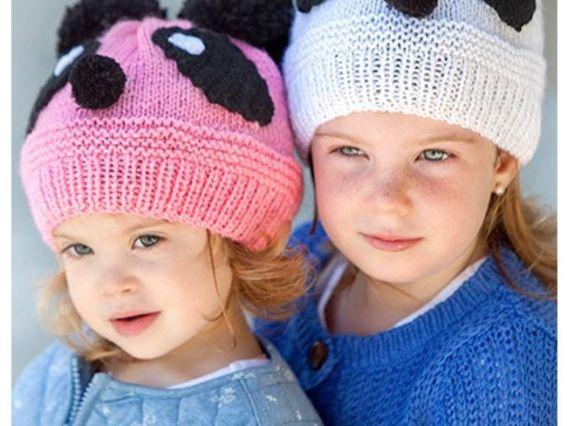 Шапочка Панда набір для в'язання Katia